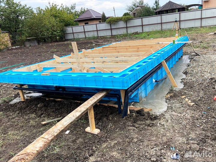 Бассейн переливной 6x3 полипропиленовый