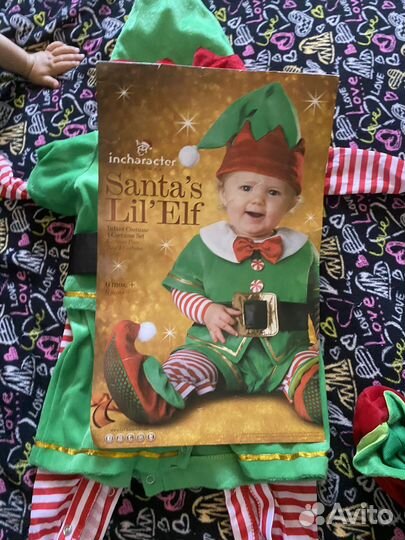 Новогодний костюм для мальчика 74-80