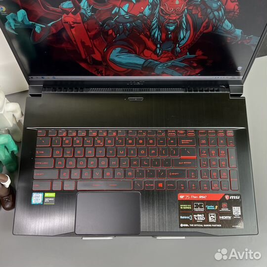 Игровой ноутбук MSI i7/GTX1650/17.3