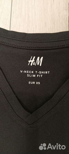 Футболки H&M, 3 шт. новый комплект, для мужчин