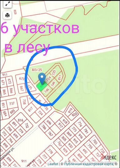 Участок 75 сот. (СНТ, ДНП)
