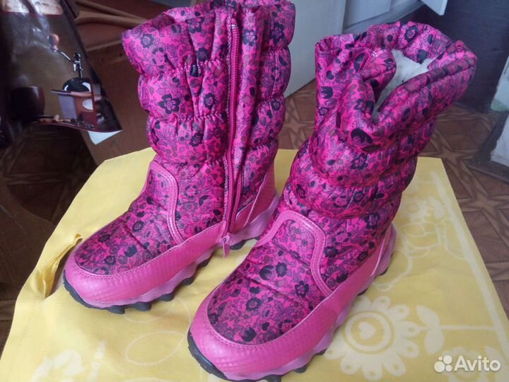 Сапоги зимние для девочки р 32