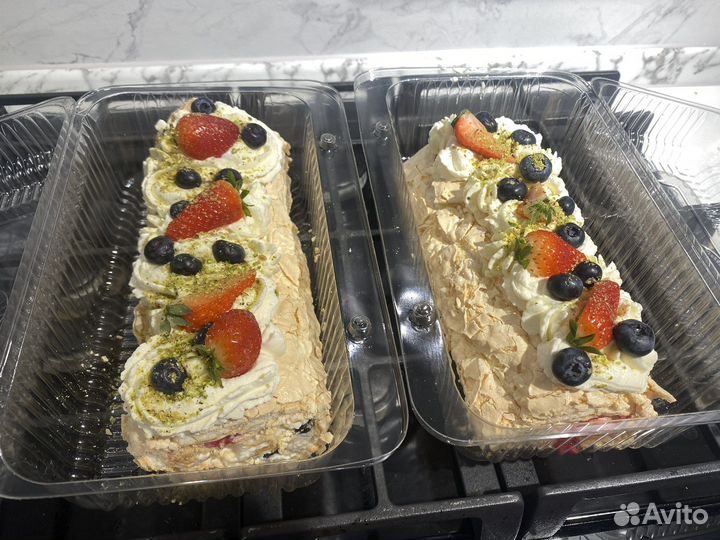 Меренговый рулет