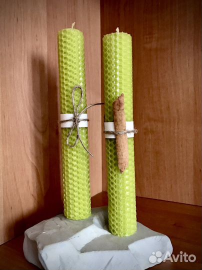 Свечи из вощины, восковые свечи