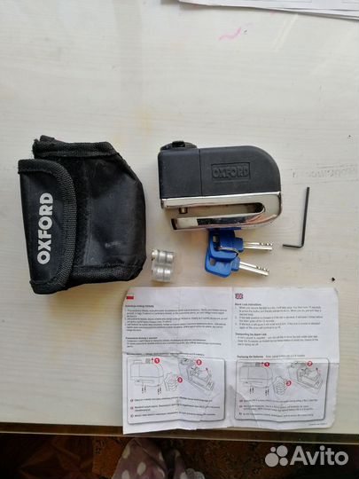 Замок Oxford на тормозной диск мотоцикла