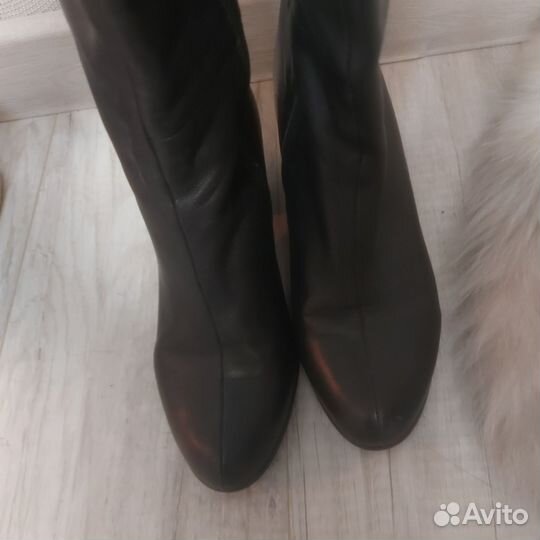 Сапоги женские натуральная кожа 37