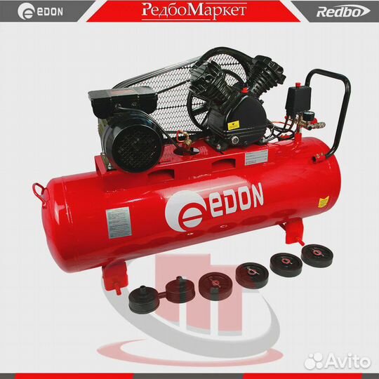 Компрессор воздушный бак-100л 360л/мин