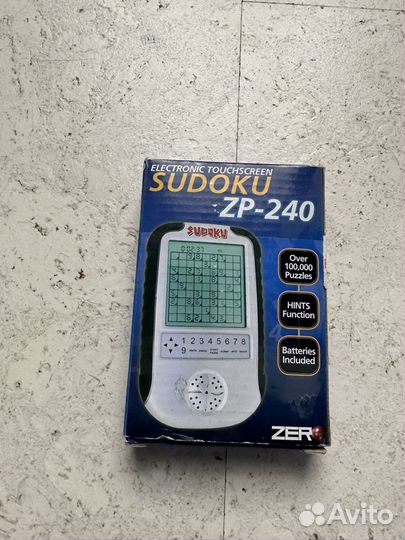 Портативное электронное sudoku zp-240