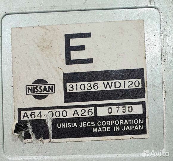 Блок управления АКПП Nissan Wingroad Y11 qg18de