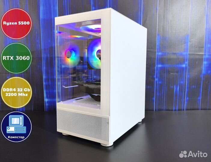 Домашний комп AMD5500-RTX3050-32DDR4-RJV718265-A520