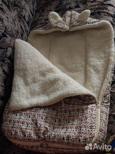 Зимний конверт в коляску