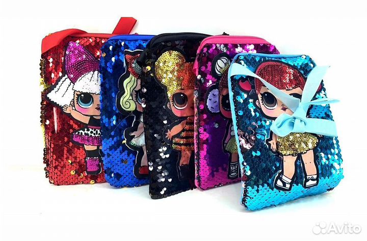Сумочка-косметичка детская лол LOL переливайка с п