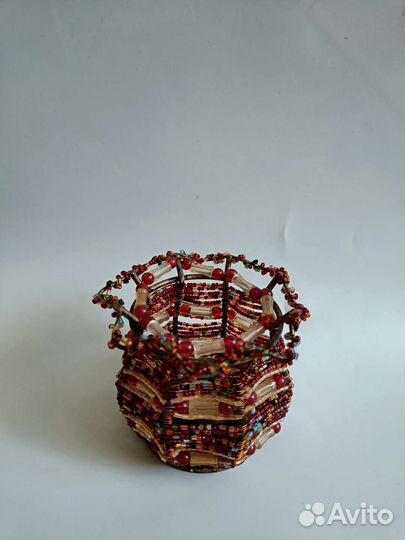 Подсвечник из бисера