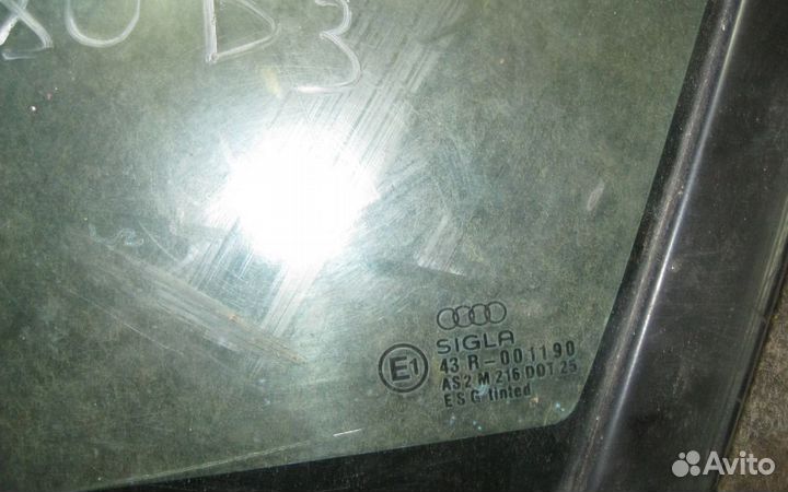 Стекло кузова заднее L/R Audi 80 B3 / B4