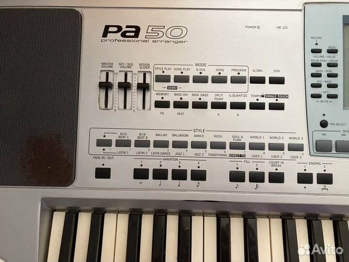 Синтезатор korg pa 50
