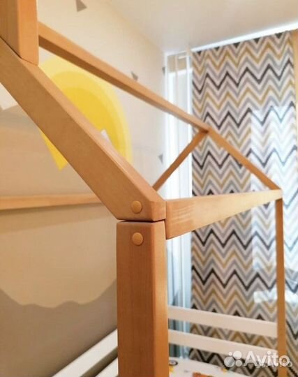 Кровать домик комбинированная 200х80