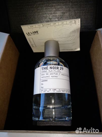 Le Labo.The Noir 29.100ml.New.Ветивер-мускус
