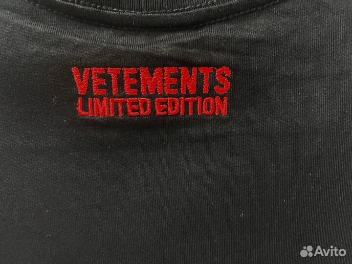 Футболка Vetements rammstein оверсайз унисекс