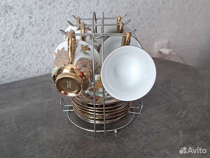 Набор кружек на подставке