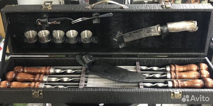 Подарочный набор для мужчины с шампурами