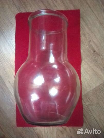 Крынка стеклянная