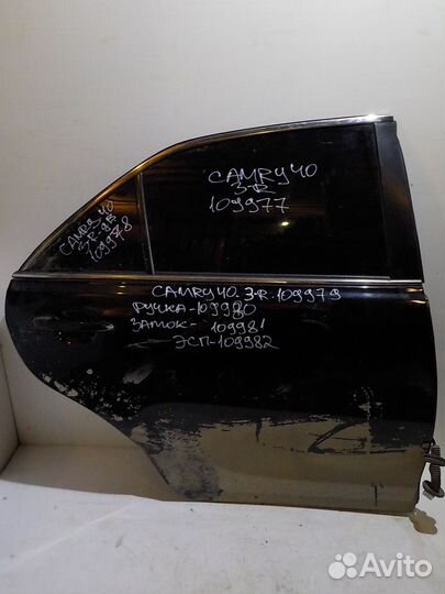 Стекло toyota camry 40 заднее правое