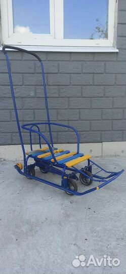 Санки Тимка 5 универсал с большими колесами