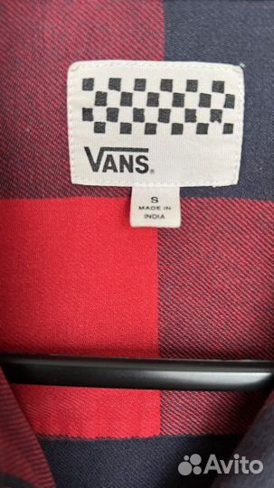 Рубашка в клетку vans