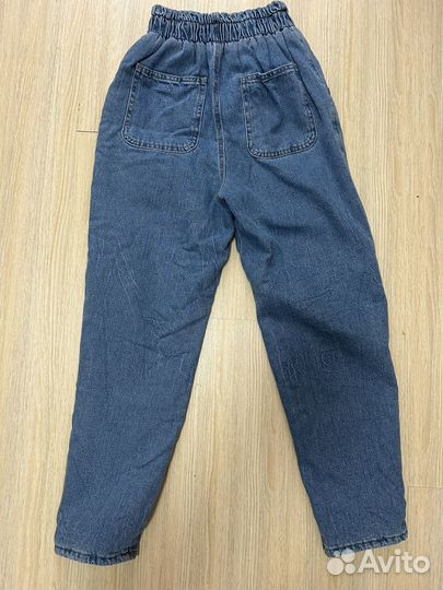 Джинсы теплые для девочки