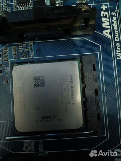 Материнская плата с процессором