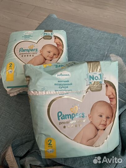 Памперсы pampers 2