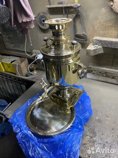 Угольные самовары. Реставрированные