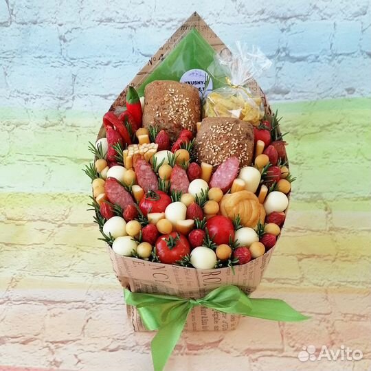 Мужские букеты съедобные