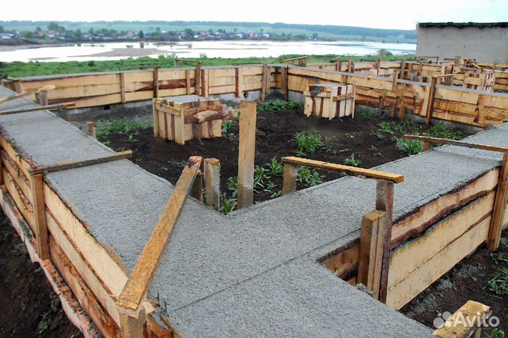 Строительство заливка фундамента под ключ