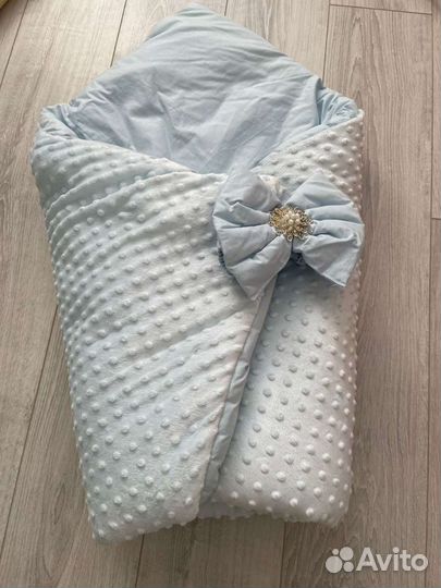 Конверт на выписку для мальчика зимний