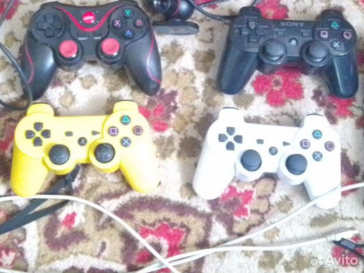 Геймпады для ps3 c шнуром