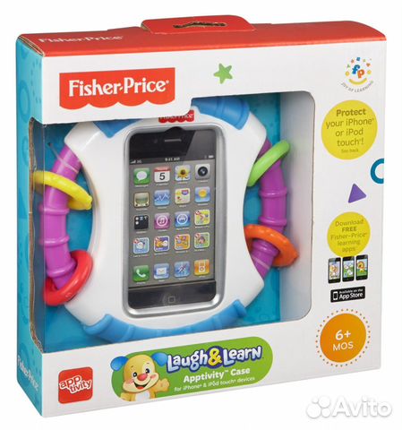 Защита Айфона Case for iPhone Fisher-Price девайс