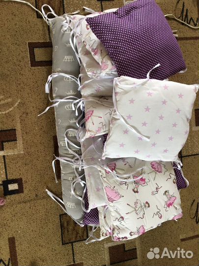 Бортики в кроватку и кокон