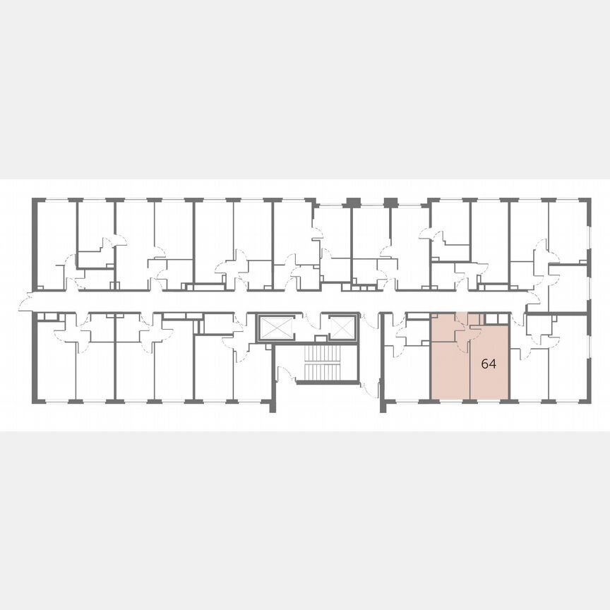 1-к. апартаменты, 35,6 м², 6/11 эт.