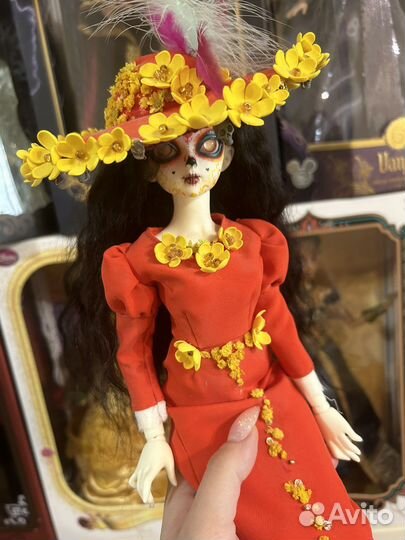 Шарнирная кукла бжд катрина калавера ла муэрте
