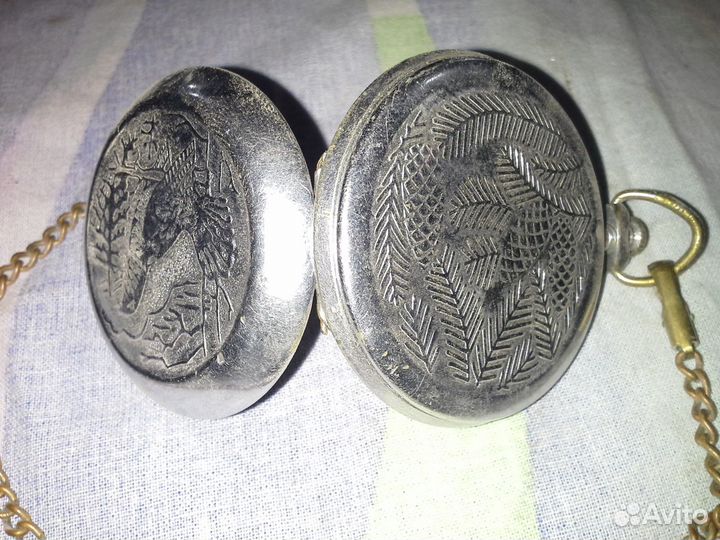 Часы карманные молния