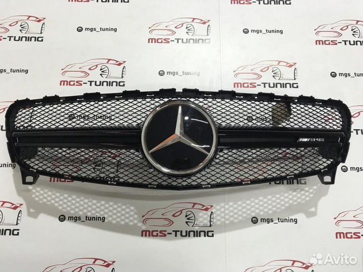 Решетка Mercedes A-class w176 45AMG Black + AMG