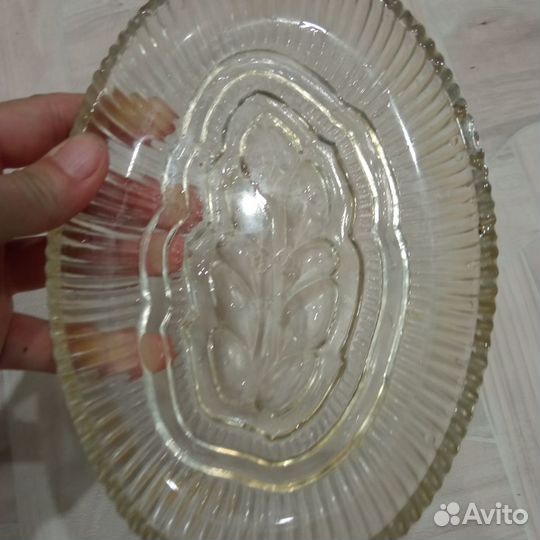 Селедочница СССР стекло