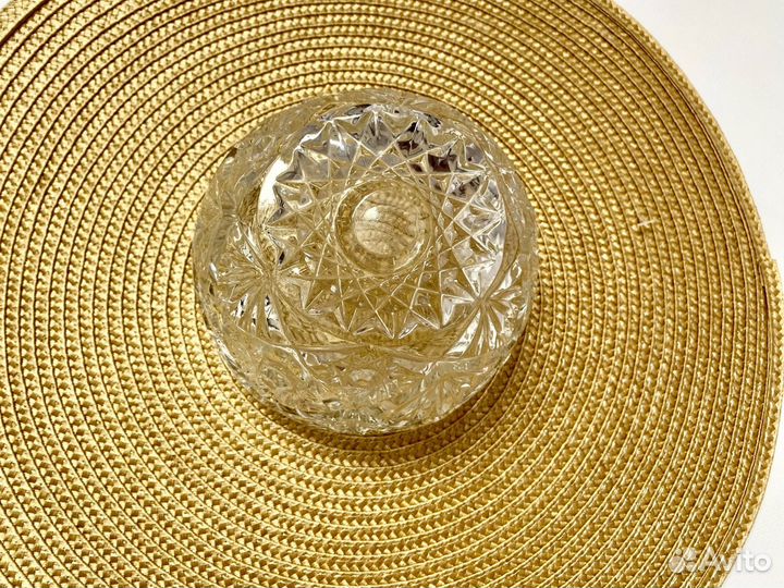 Хрустальная конфетница салатница СССР новая