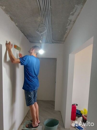 Ремонт квартир,шпаклевка,ламинат,обои.Все районы