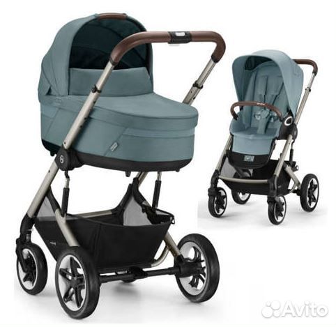 Коляска Talos S Lux TPE B Sky Blue-mid blue