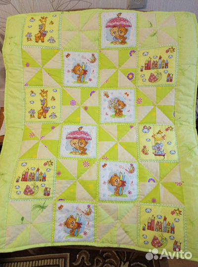 Детское одеяло ручной работы