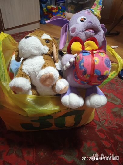 Мягкие игрушки пакетом