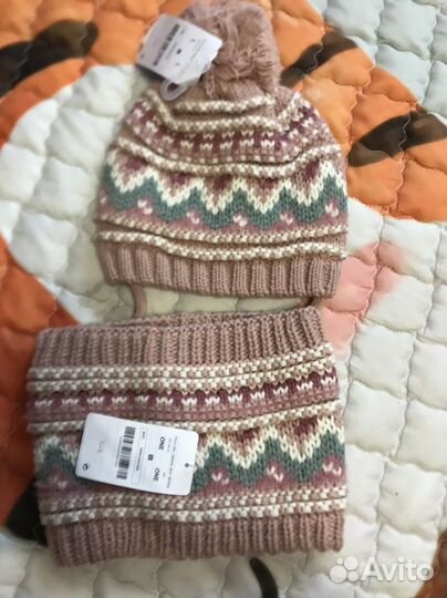 Шапка и снуд для девочки