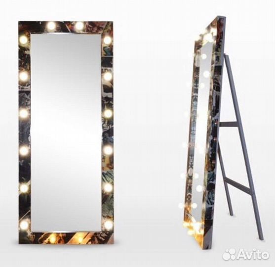 Ростовое гримёрное зеркало